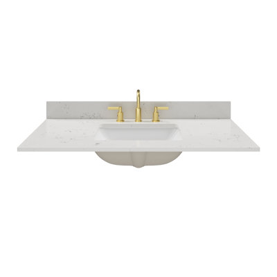 43 inch Aurora Quartz Vanity Top