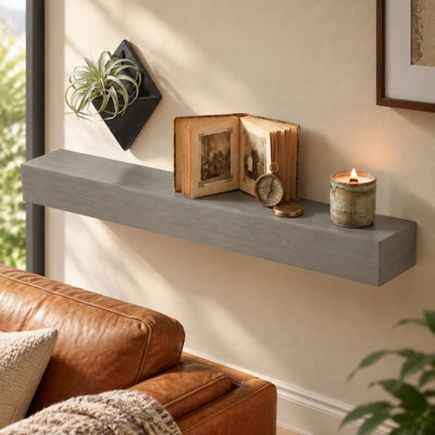 48 Inch Floating Fireplace Mantel Shelf