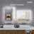 24"x32" LED Bathroom Mirror, Front-Lit and Back-Lit, Light Srtip Unseen When Turned Off, Color Tem Adjustable, Stepless Dimmable, 3 Colors CRI90+, Brightness Memory, Shatter-Proof,Anti-fog LED Vanity