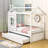 Bibeau Twin Size House Daybed with Trundle-321652431