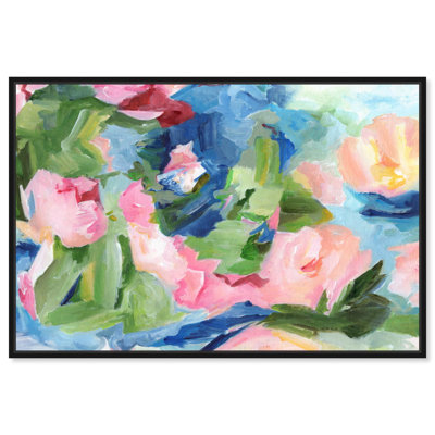 Gentle Blossoms Canvas Colourful Abstracts by 