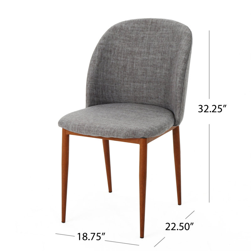 0'' H Tufted Fabric Upholstered Accent