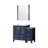Volez 48 in W x 18.25 in D Single Bath Vanity with Side Cabinet, White Ceramic Top and 34 in Mirror-104787946