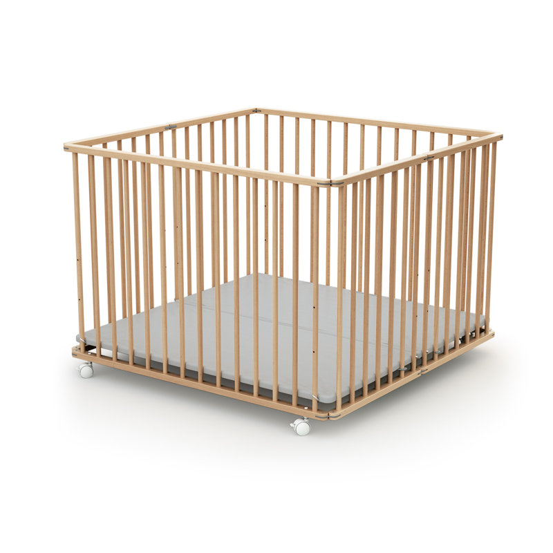 Robson Playpen, 74cm H x 102cm W x 101cm D, White