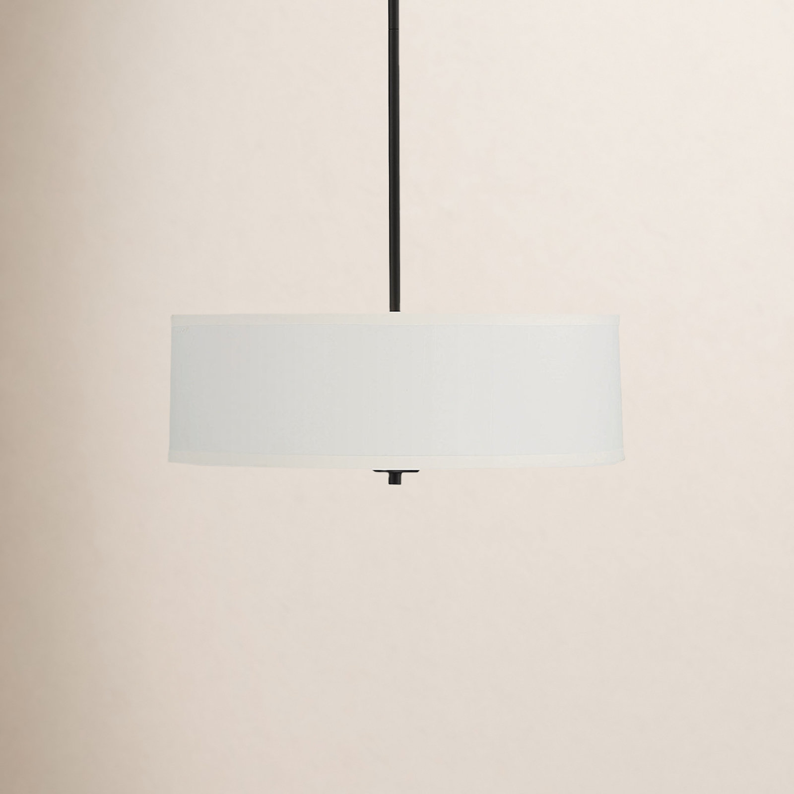 Reed 3 Light Dimmable Pendant, Matte Black