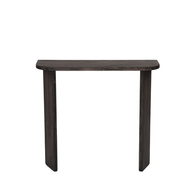 Commode en bois massif Ayveon, couleur anthracite, 39,4 po x 35,4 po x 11,8 po | Fabrication 100% bois massif, colorant résistant aux rayons UV, vernis ultra mat à base d'eau | Solution de rangement élégante pour la chambre à coucher et le salon