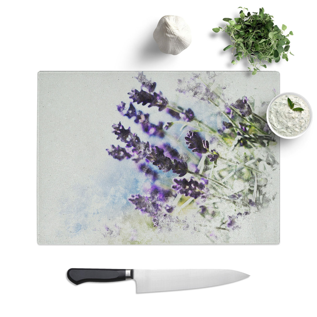 Lavender Vol.2 Watercolour Chopping Board