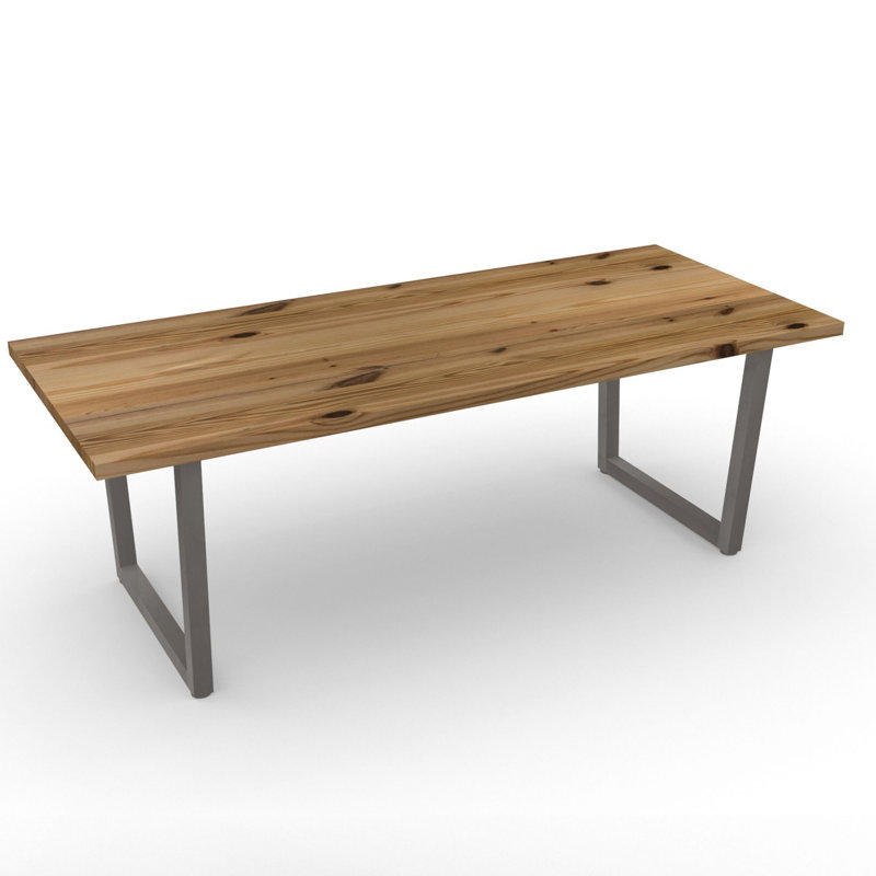 Table de salle à manger Horrace, H 30 po x L 120 po x l 48 po, Transparent