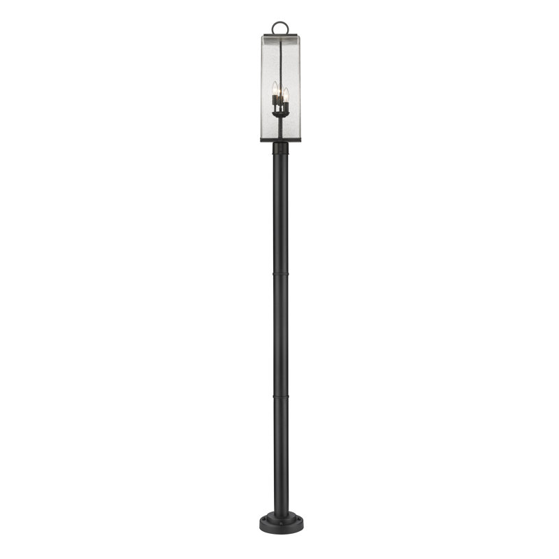 Luminaire d'extérieur 3 lumières Ahmauri, H 100,25 po x l 9 po x P 9 po