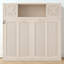 Lit escamotable double avec rangement-222213419