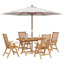 Ensemble repas 5 pièces vidaXL Garden