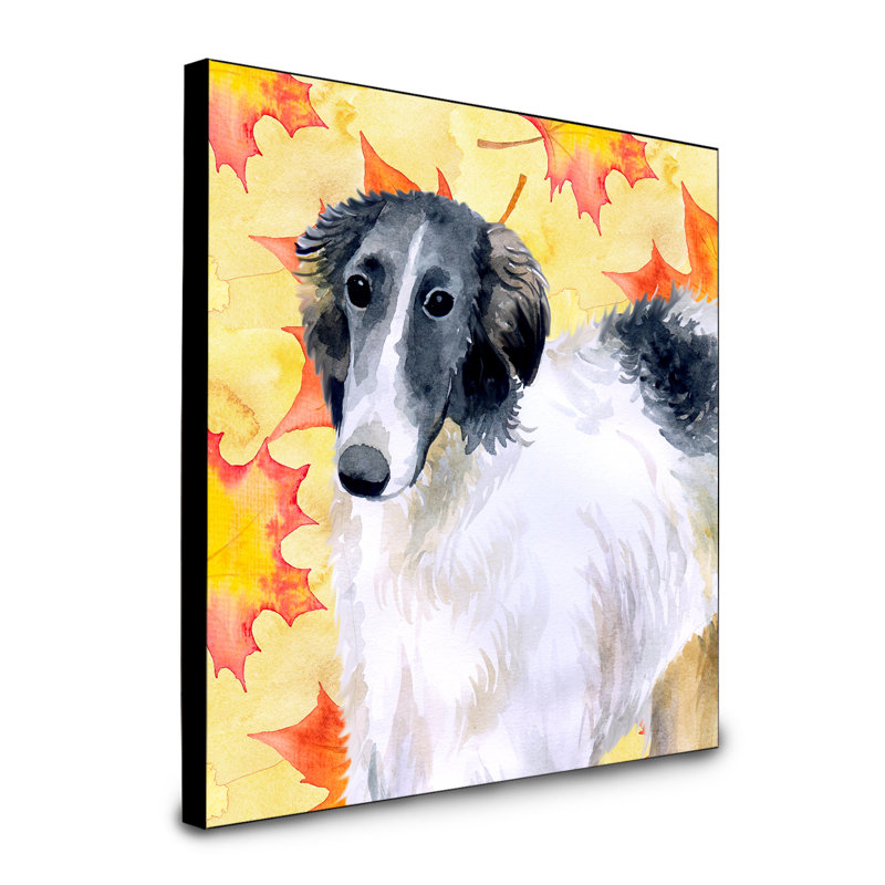 Cannes Animals Artwork Wall Panel, Borzoi
