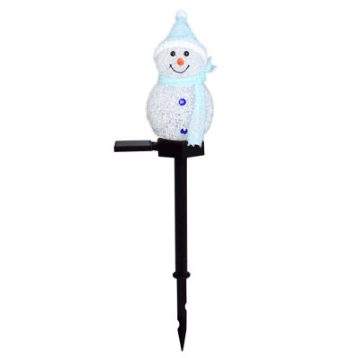 Garden Light LED Christmas Lawns Snowman Plug Lights Ground Plug Light