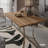 Rectangular with Steel Base Dining Table-79111631