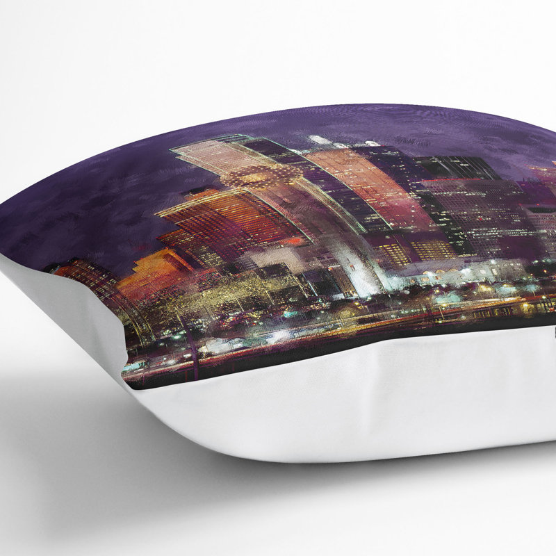 Square Cushion, 40cm H x 40cm W x 15cm D, White