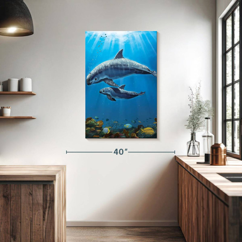 Brampt Vaquita Critically Endangered, 39" H x 26" W