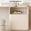 Meuble-lavabo moderne et crémeux en bois