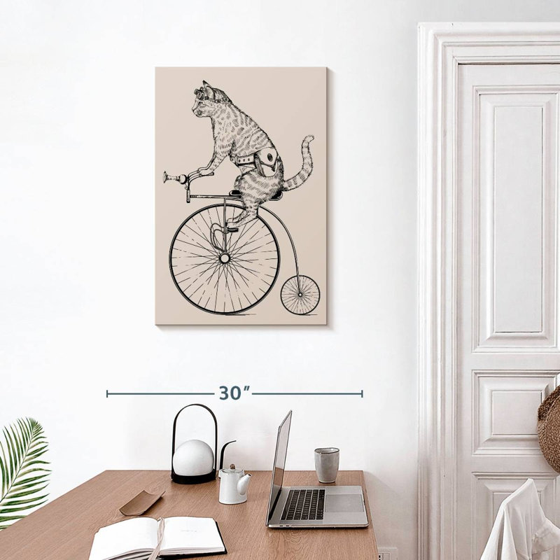 Mehar Steampunk Cat, 30" H x 20" W
