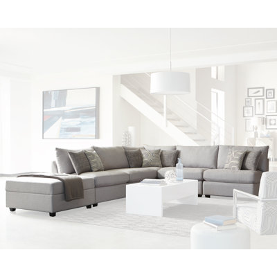 Jaegars Upholstered L-Shaped Sectional Reversible