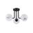 Elio 3-Light Modern Semi-Flush Mount Ceiling Light
