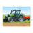 Tractor On The Field - Wrapped Canvas Print