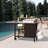 Multi-Layer Outdoor Grill Table Bar Grill Cart With Storage Cabinet, Kitchen Island Prep Station with Foldable Side Shelf