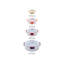 Joseph Joseph Nest Lock 8-Piece Round Food Storage Container Set, BPA Free