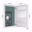 Armoire à pharmacie 24 po x l 36 po à miroir sans cadre avec bords biseautés et porte à ouverture à gauche