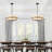Bazilijus 4 - Light Dimmable Drum Chandelier-128184606