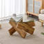 Table basse circulaire en verre