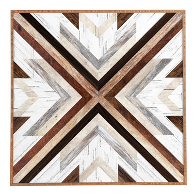 " Geo Wood 1 " Graphic Art Print