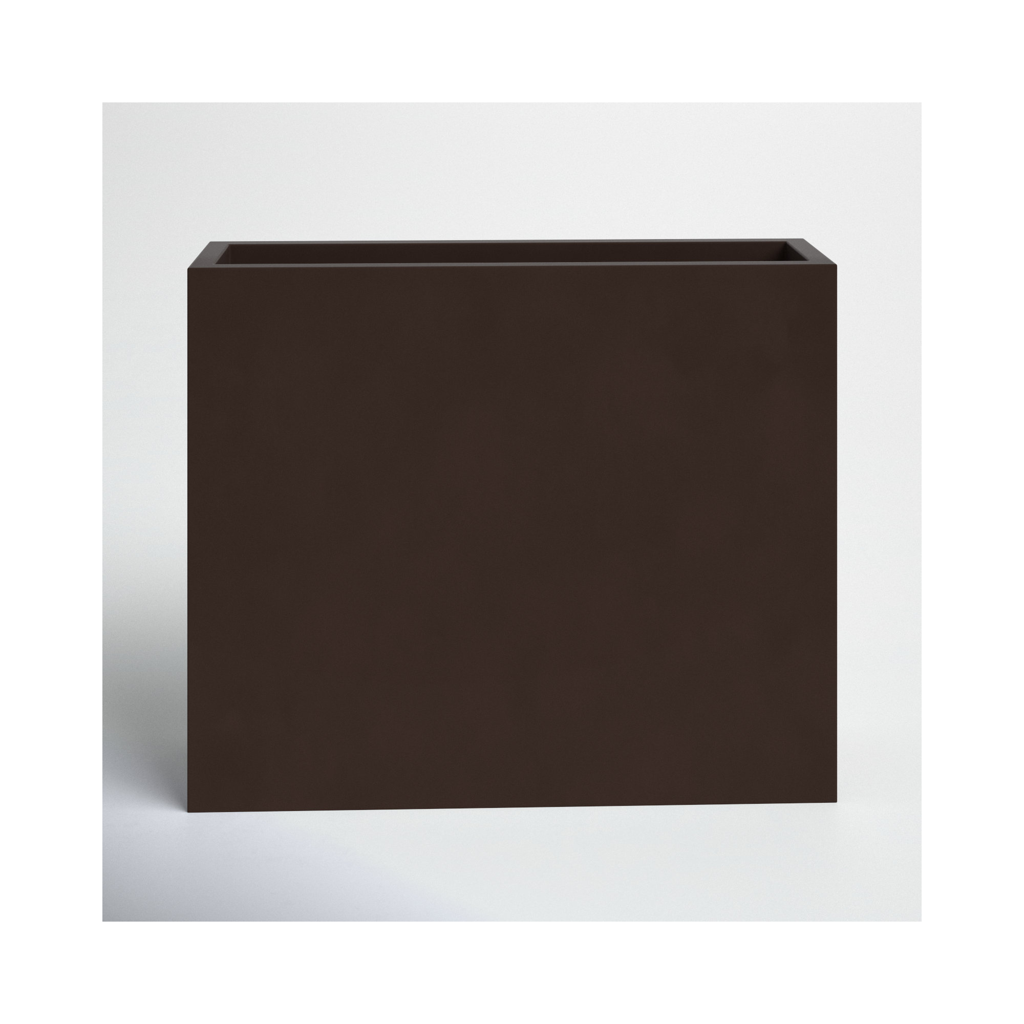 Connoisseur Handmade Planter Box, 30" H x 36" W x 12" D, Brown