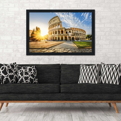 «Colosseum Rome», reproduction de photo encadrée