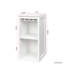 Armoire à vin blanc avec tablettes de rangement pour bureau modulaire de décoration de couloir - magasin et décoration