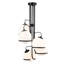 Charlea 5 - Light Dimmable Tiered Chandelier