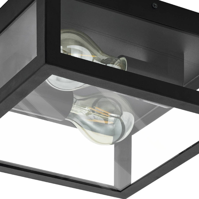 Messier Glass Semi Flush Mount