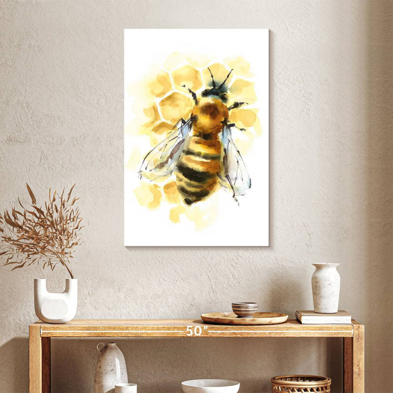 Abeille rayée, H 36 po x l 24 po