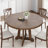 47 In Framhouse Round Dining Table For 4-6, Wooden Kichen Table-1342590184