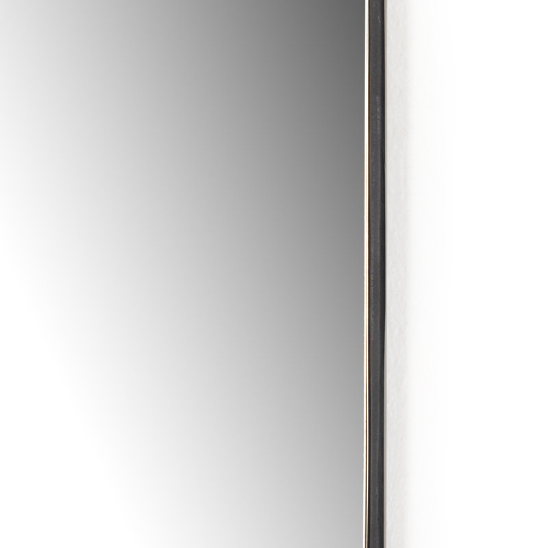 Jacques Mirror-Antique Brass, Black, 30" x 24"
