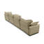 Canapé modulaire en velours côtelé avec repose-pieds et coussins Sonny-1839988823