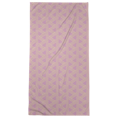 Serviette de plage zig zag classique
