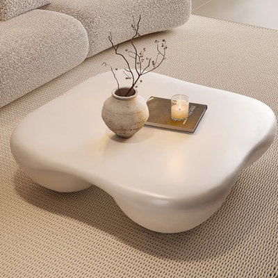 Modern simple cream style coffee table