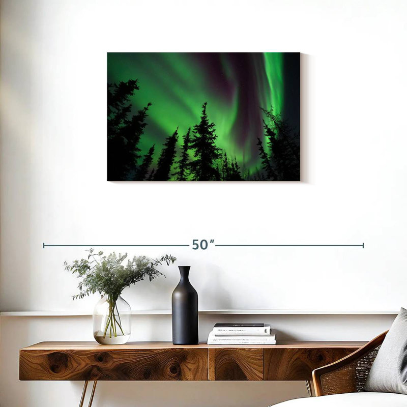 Alvord Fairbanks Aurora Borealis, H 20 po x l 30 po
