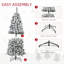 Sapin de Noël artificiel mince 7,5 pi-1666885596