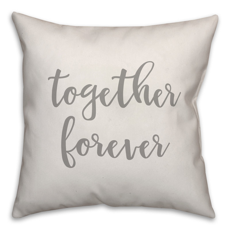  Coussin Together, Blanc, Coussin et housse de coussin