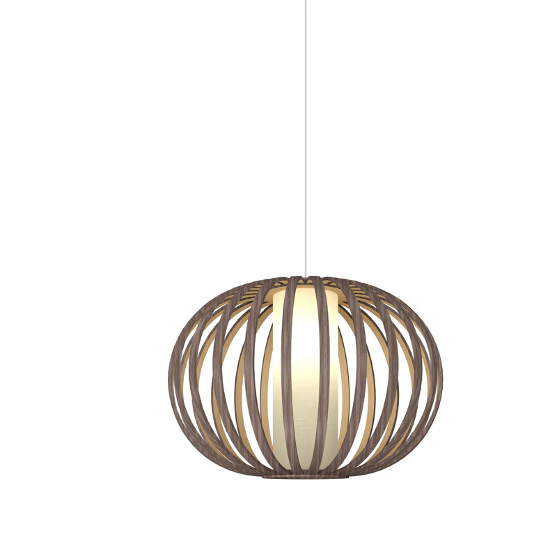 Luminaire suspendu ballon, Noyer noir