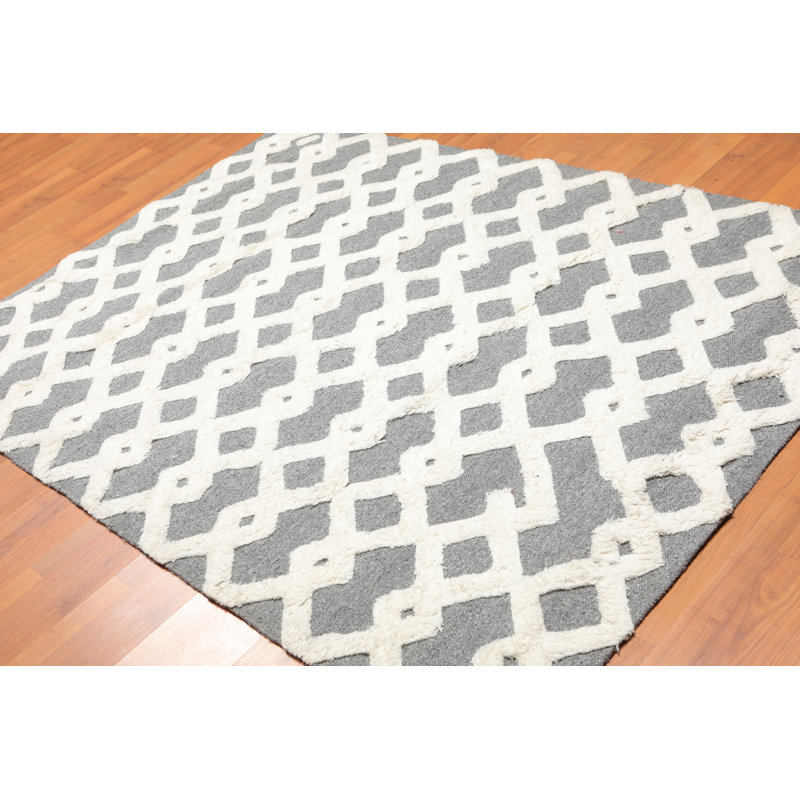 Delreal Wool Geometric Indoor Rug