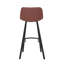 Fulcher Upholstered Counter Stool with Metal Frame-26000976