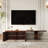 Jarisa 110.24'' W Storage Credenza， Retracted Extendable TV Stand -Wood TV Console Media Cabinet with Storage-141817451
