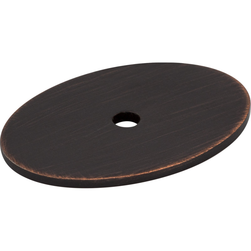 Oval  Backplate, Tuscan Bronze, 1.75" H x 1.25" W x 0.625" D